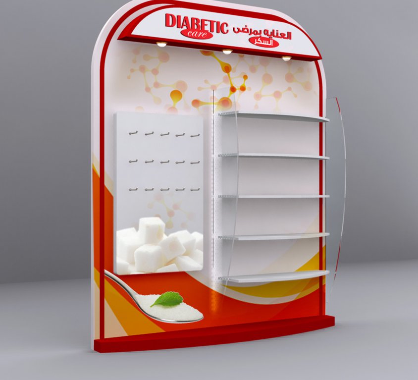 Diabetic Care DISPLAY STAND